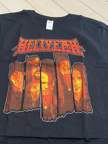 NEW HELLYEAH HELLFUCKYEA Band Tee T Shirt sz Large Double Sided - Picture 2 of 6