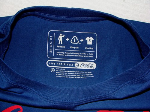 Coca Cola Fashion T-Shirt Men's XL Navy (New with Tags) ***FREE SHIP*** - Picture 4 of 11