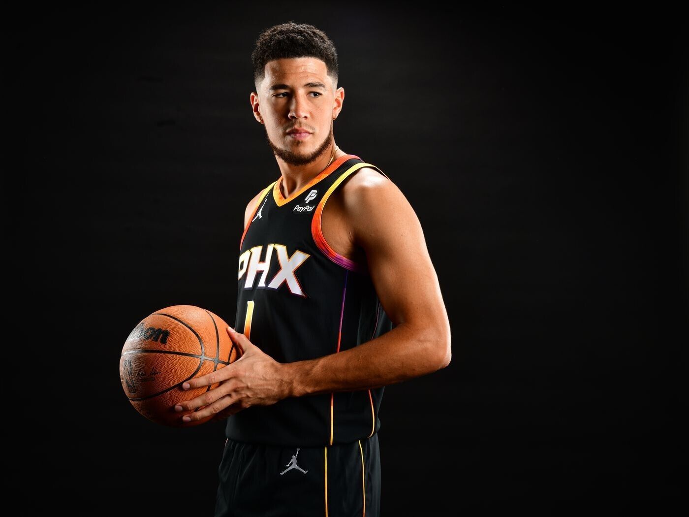 Devin Booker Phoenix Suns 2023 Statement Edition Youth NBA