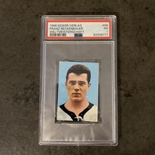 1966 SICKER-VERLAG WELTMEISTERSCHAFT 66 FRANZ BECKENBAUER ROOKIE PSA 1