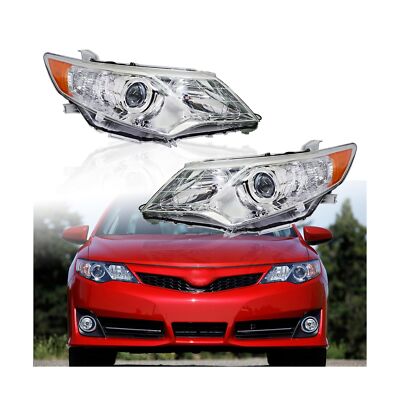 Headlights Assembly Projector Headlamps ABS Plastic Housing/Polycarbonate Len...
