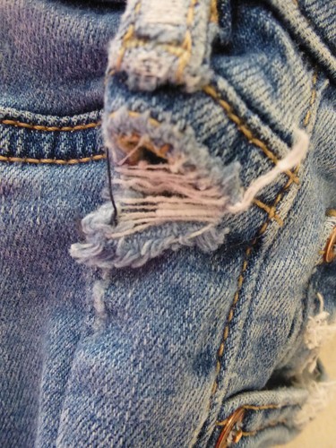American Eagle Jeans Super Hi Rise Flare 10 Long Distress Bootcut Denim Fray Hem - Picture 10 of 24