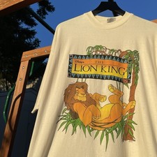 Vintage the Lion King Disney Movie Promo T-Shirt extremely rare New Old Stock XL