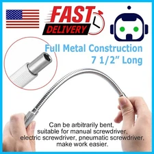 1x Extension Screwdriver Drill Bit Flexible Shaft Holder Tool Attachment US Ship