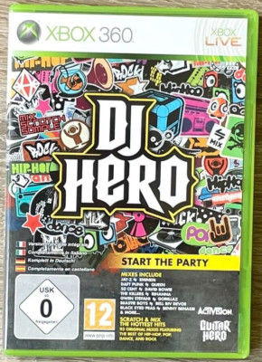 DJ Hero Microsoft Xbox 360, Spiel, komplett, neuwertig