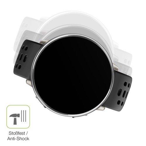2x Full Cover Schutzfolie matt für Amazfit Active 2 Panzerfolie Anti-Shock - Zdjęcie 4 z 7