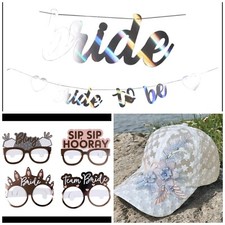 Bachelorette / Bridal Shower Party Decorations, Brand New Bundle of 4 Items