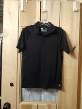 Xersion boys uniform black polyester shirt size L 14/16
