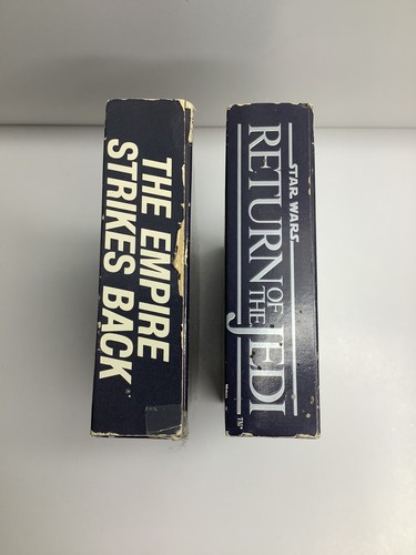 Vintage Star Wars Empire Strikes Back & Return of the Jedi VHS Hi-Fi Red Label - Picture 5 of 6