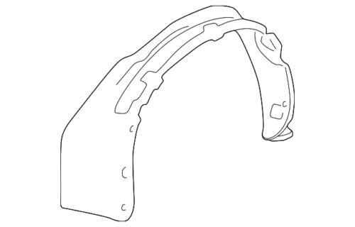Forro de guardabarros para Ford (N/P YL8Z-16103-BA)