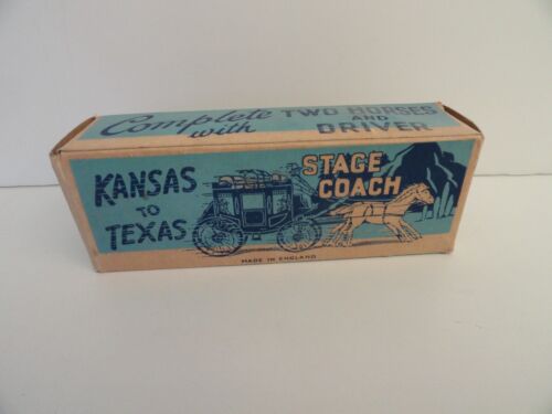 Essem Series KANSAS to TEXAS Stage Coach Empty Box - Picture 1 of 5