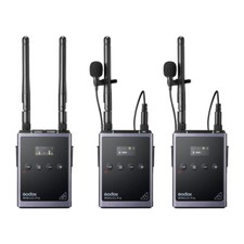 Godox WMicS1 Pro Kit 2 Camera-Mount Wireless Omni Lavalier Microphone