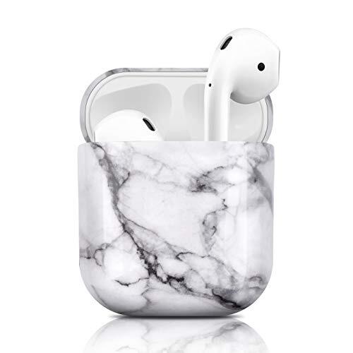Newseego Custodia Compatible con AirPods 1&2, Marmo Cover per (o0q)