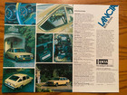 1978 Lancia Beta Sedan 1-page Sales Brochure - # L-0054-150M - Nice Condition! — photo 2