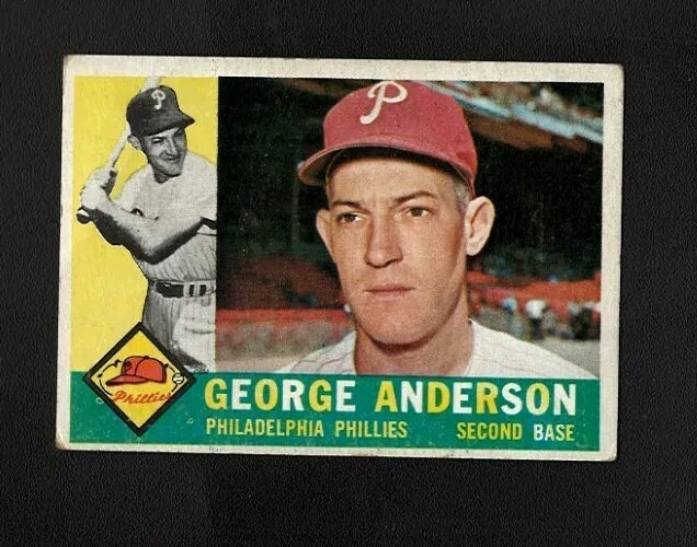 Venezuelan Topps 1960 George Sparky Anderson #136 VG-VGEX!