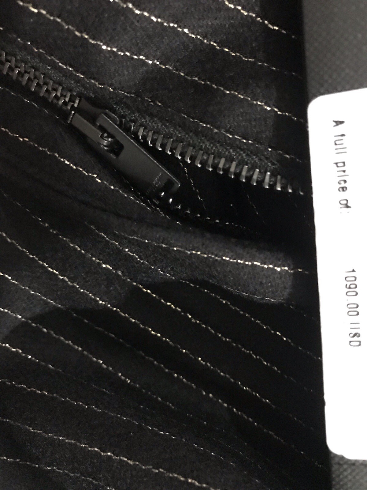 pantalone sartoriale uomo saint laurent righe argento misto lana. 52 36. $1090