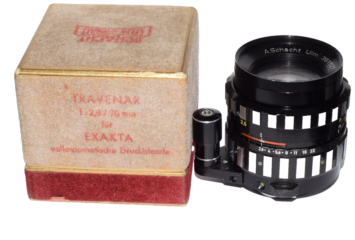 A Schacht Travenar A 2,8/90mm For Exakta Mint Box | eBay