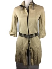 Gryphon New York Women's Size Xsmall Braided Chain Coat Removable Bottom