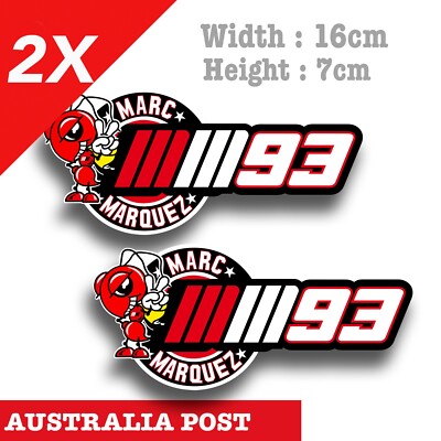 Vinyle Autocollant/sticker Coureurs Course Numéro Marc Marquez - Foto 5