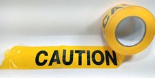 1 USED UNBRANDED YELLOW CAUTION TAPE  MAKE OFFER  
