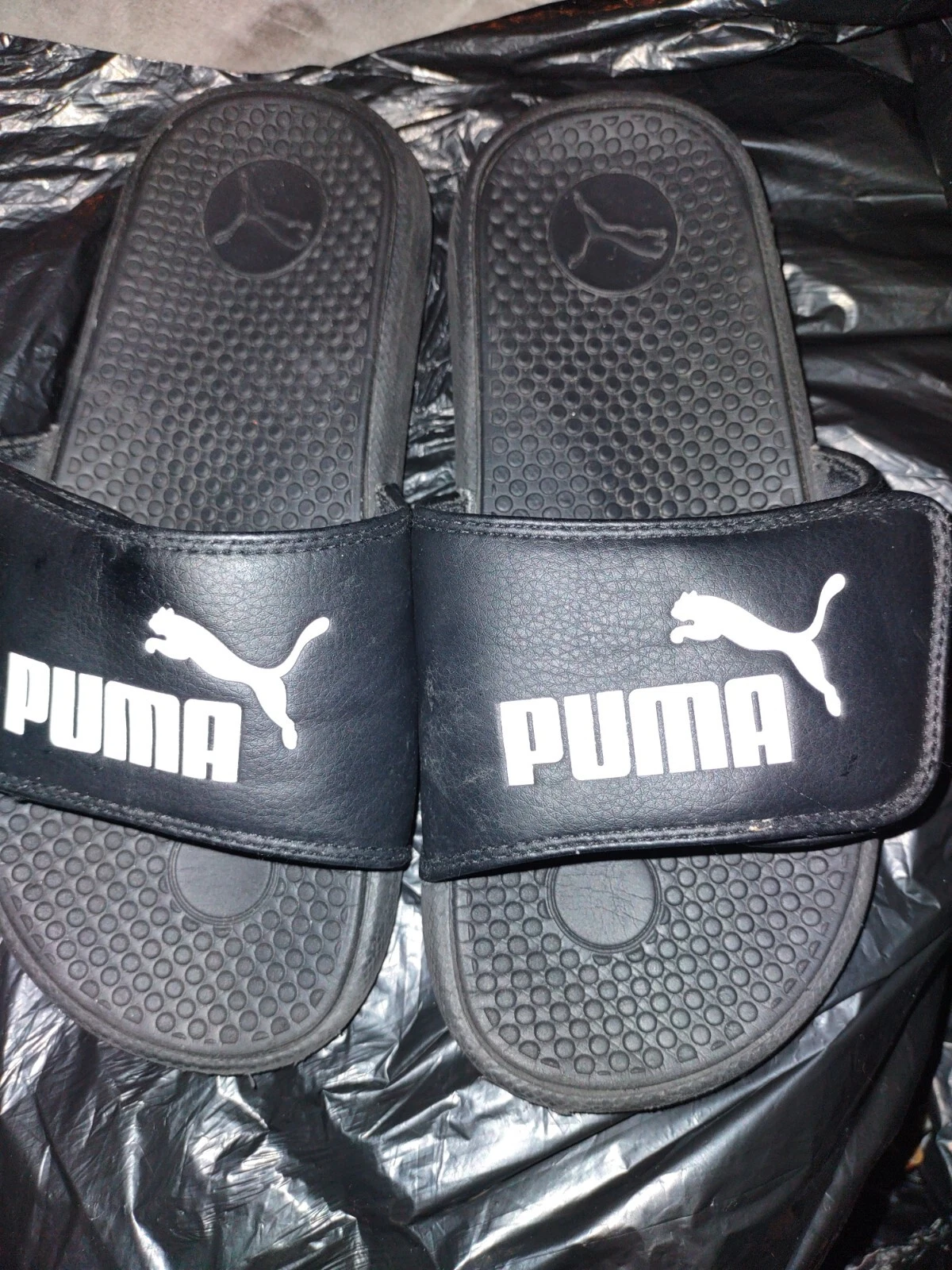 Sandali PUMA Slides neri taglia US 3 bambini ragazzi o ragazze
