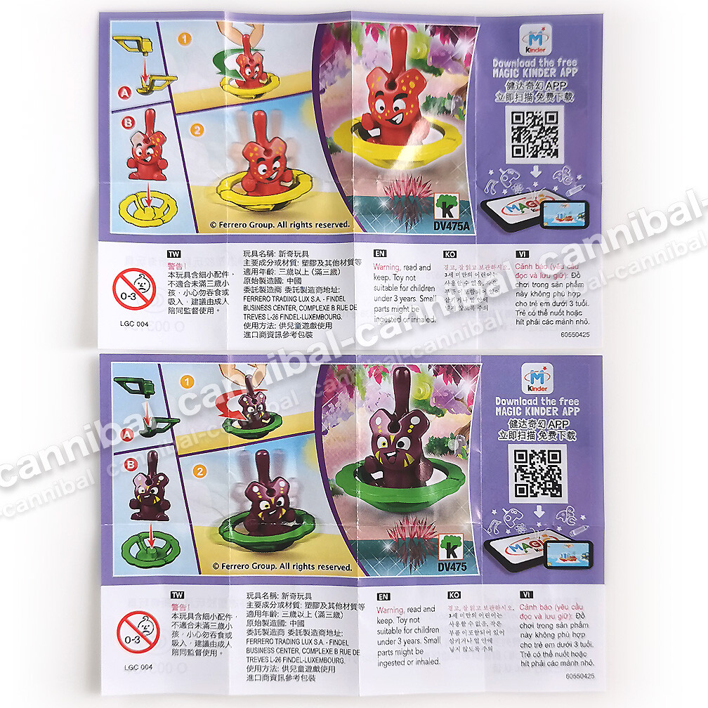 KINDER Joy - Surprise Eggs Toy - DV475, DV475A - HK set of 2