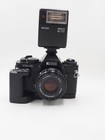 Ricoh Xr-10 35mm film camera w/ 50mm winder flash (U37684) Us Buyers Only