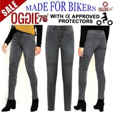 Damen Motorrad Motorrad Jeans verstärkt Damen Schutz Fahrrad Denim Hose