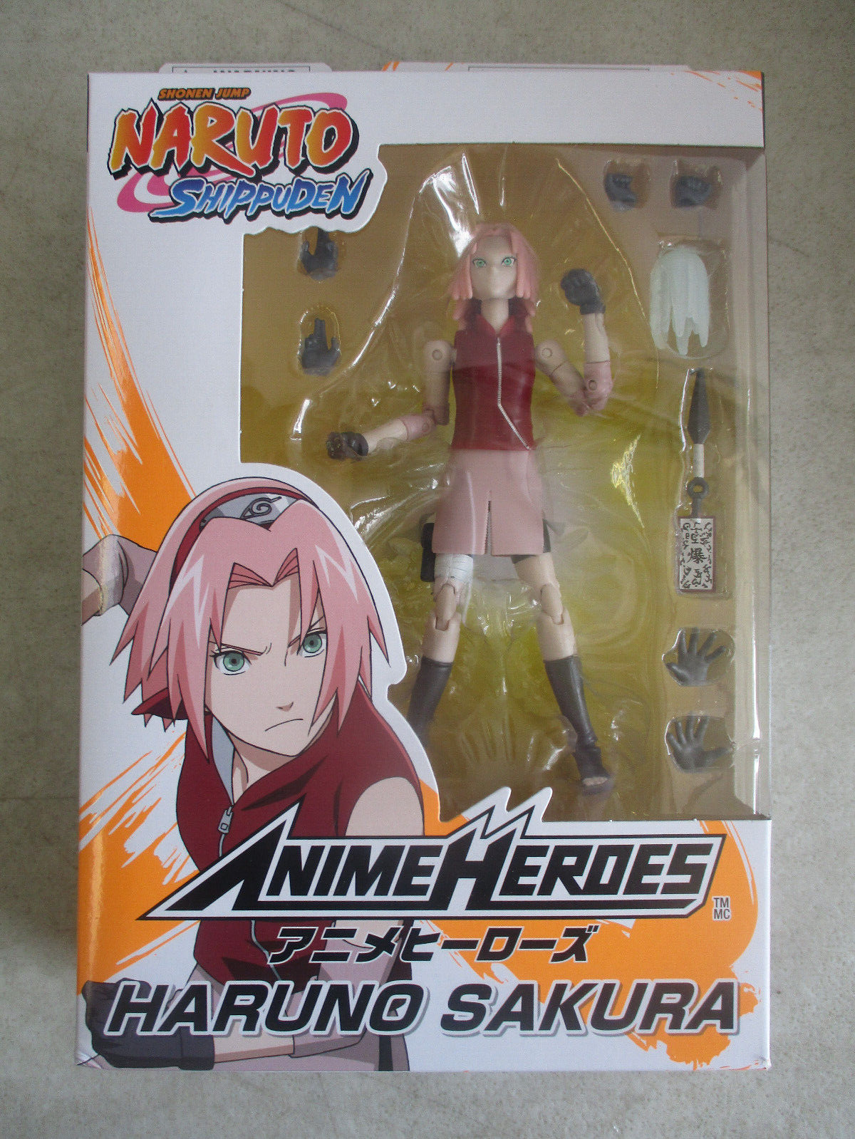 Anime Heroes Naruto Shippuden Bandai Haruno Sakura Figure SEALED