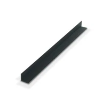 Plastics 1933-Bk Black 1/2 Inch X 1/2 Inch X 3/64 .047 Inch Thick Styrene Pla...