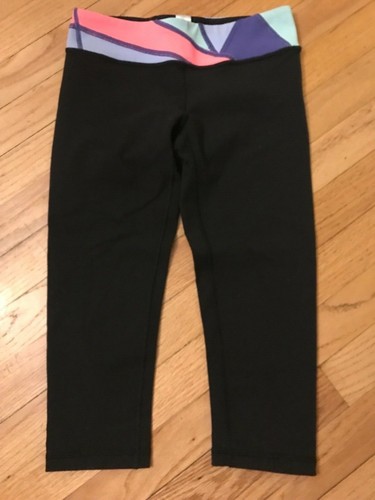Ivivva Girls Crop Leggings Black 