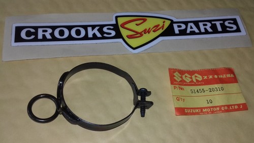 NOS 51455-20310 RM80 1980/1981 Genuine Suzuki Front Brake Cable Guide, I.D. 50mm - Picture 2 of 9