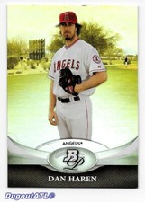 ⚾️ 2011 ~ Bowman Platinum #71 ~ Dan Haren ~ Angels ~ NrMt=7