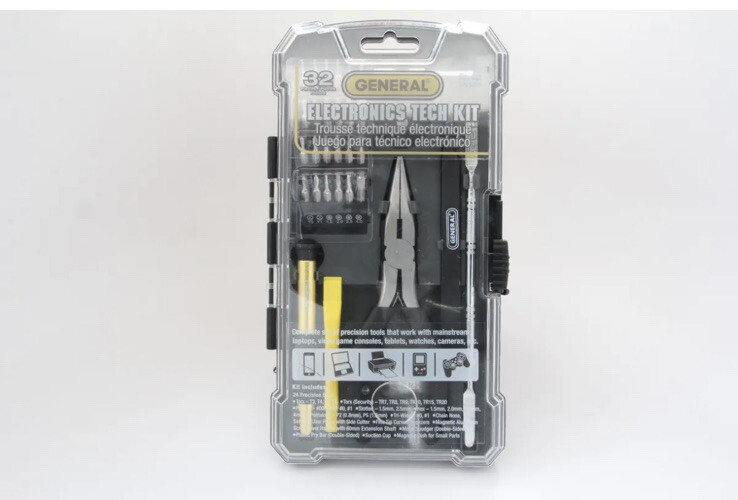 General Tools 661 32-Piece Electronics Tech Kit