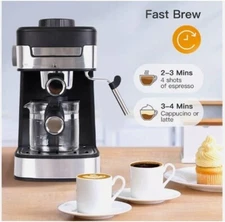 SBoly Steam Espresso Machine with Milk Frother