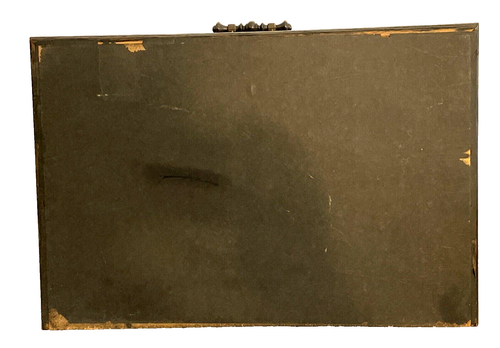 Vtg Solid Oak Silverware Chest Naken's Mediterranean Collection Tarnish Proof - Picture 7 of 12