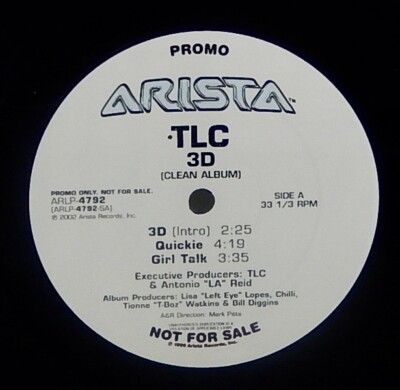 TLC 3D (promo clean ver.) | eBay