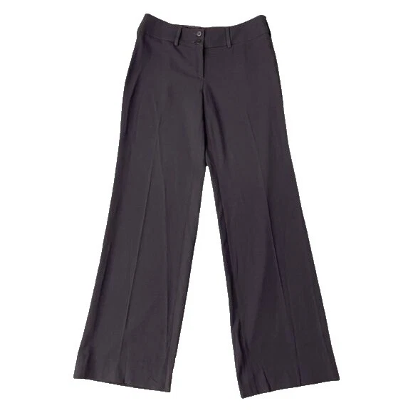 Pantalones de Lana Armani Collezioni Marrón para Mujeres