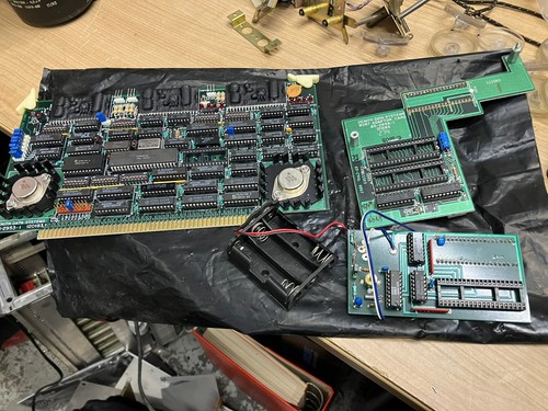Zenith DataSystems Coprocessor 8087 board 85-2946-1 / 85-2953-1 ,1983/1984 ! - Afbeelding 6 van 13