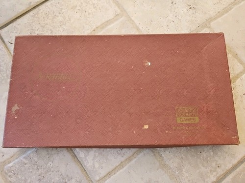 Vintage Early 1950s Selchow & Righter Scrabble Board Game Complete - Picture 5 of 8