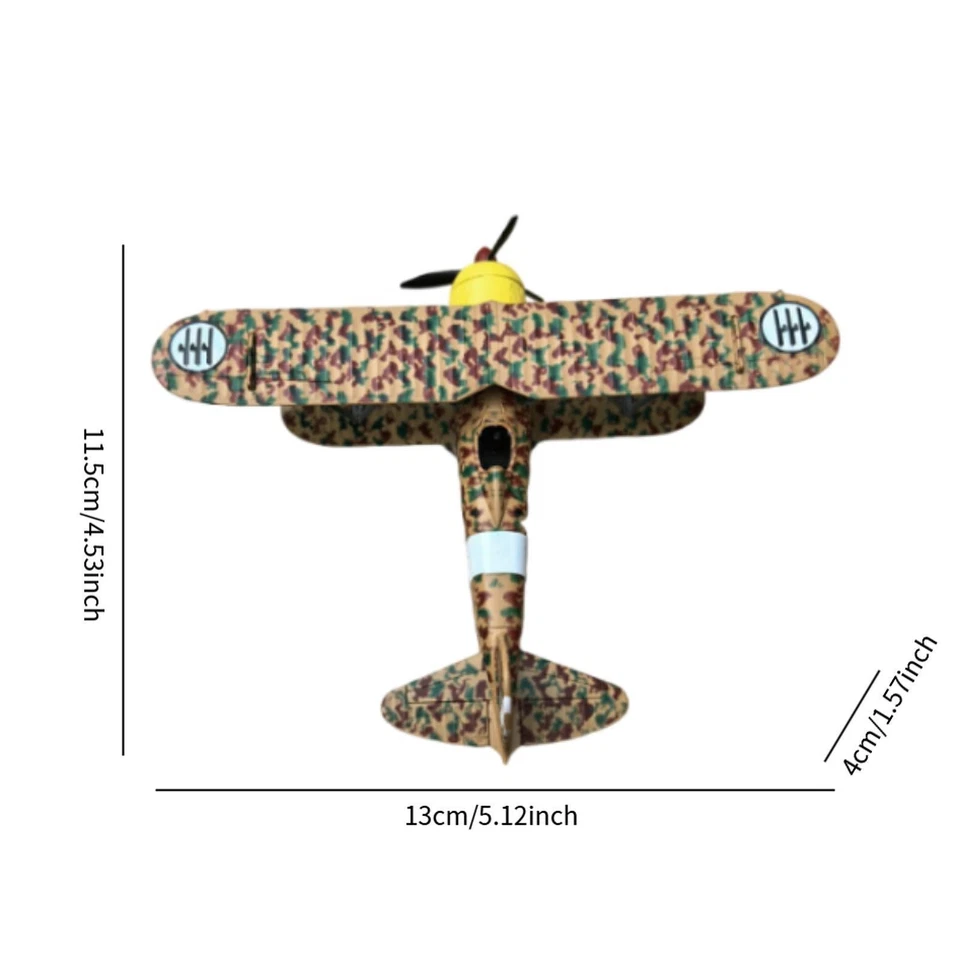 Aereo Da Caccia In Scala 1:72, Modello Di Aereo A Elica, Souvenir Per La - Immagine 3 di 4