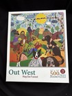 Roy De Forest Out West 500pc Jigsaw Puzzle 19x19 in.  Virginia Museum Fine Arts — photo 1