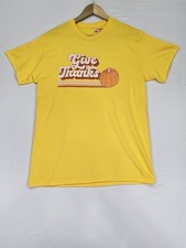 Retro Give Thanks Pumpkin Fall Seasonal Medium Yellow Shirt Thanksgiving Gift