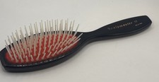 Vintage Scalpmaster Hairbrush Plastic White Bristle In France #77