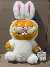 Dakin Garfield Plush Toy 1981 Vintage Garfield and Friends Stuffed Animal Easter