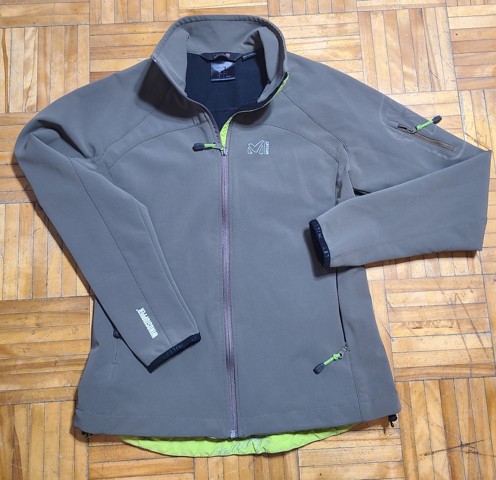 Millet Soft Shell Lined Windstopper Full Zip Shie… - image 1