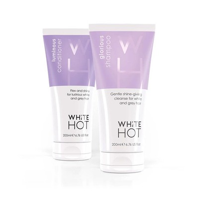 White Hot Shine Duo: Glorious Shampoo & Luminous Conditioner 200ml, Glanz &