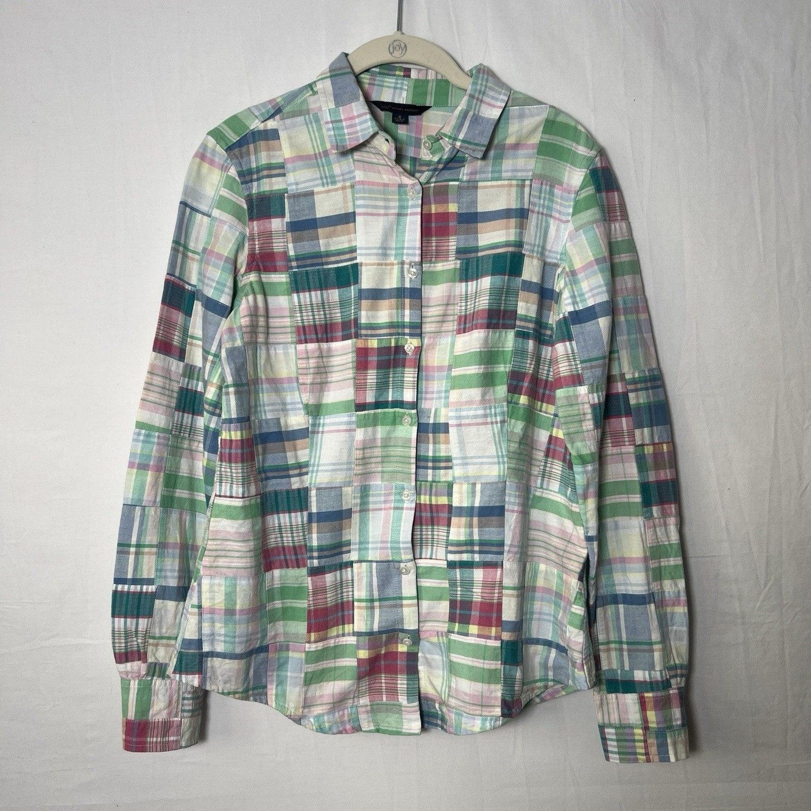 Brooks Brothers Madras Patchwork Button Down Shir… - image 1