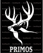 PRIMOS - Hunting/Game Calls-Deer - Car/Truck Vinyl Die-Cut Peel N' Stick Decals