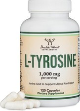 09/25 L-Tyrosine 1,000mg per Serving, 120 Veggie Capsules L Tyrosine